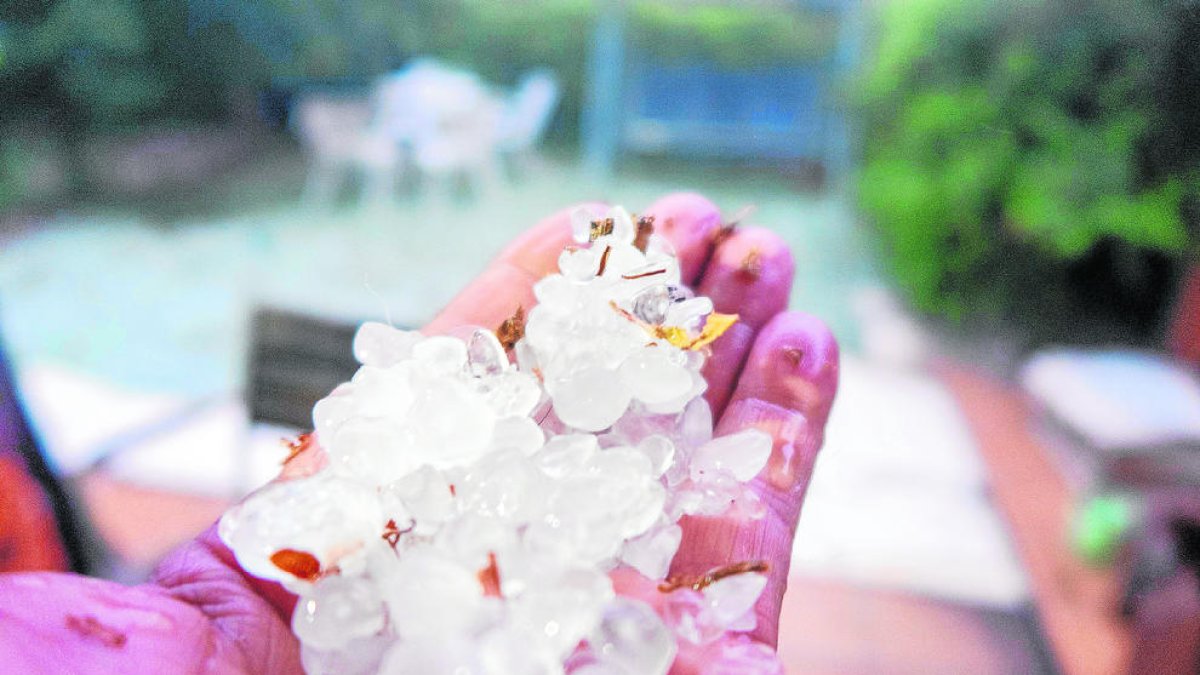 Nueva tormenta de piedra en la Noguera y la Segarra