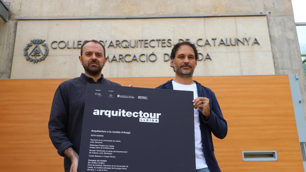 Orland Martí y Lluís de la Fuente presentaron el Arquitectour.