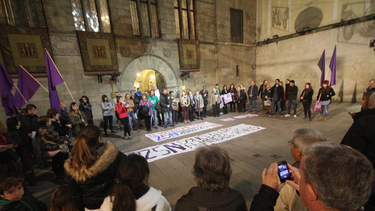 Imatge d’arxiu d’una protesta contra la violència masclista.