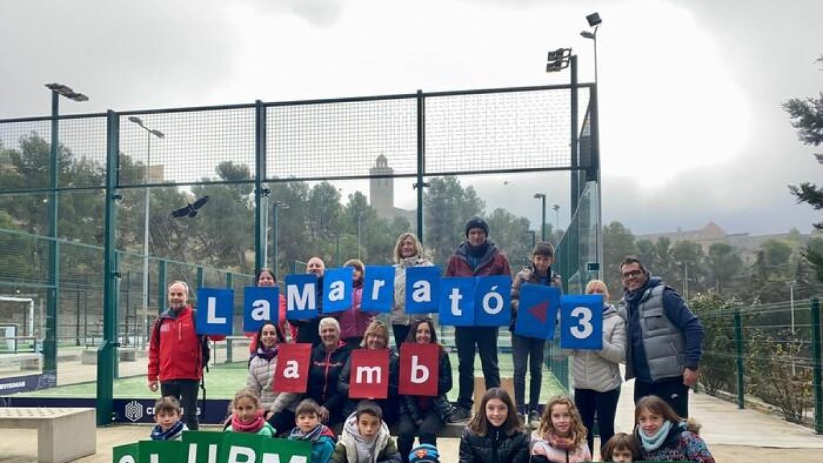 El Club Esportiu Mas Duran de Cervera organizó una caminata solidaria.