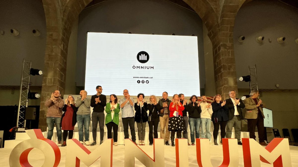 Òmnium Cultural va celebrar ahir assemblea general a Barcelona.