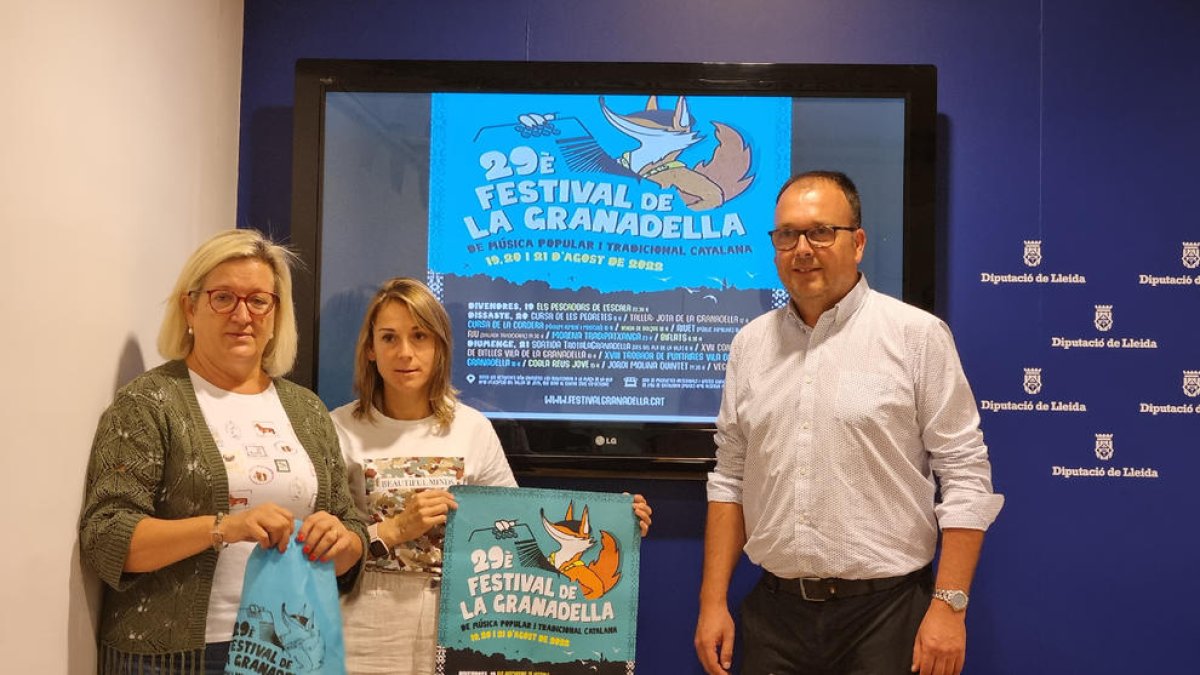 Presentación del festival, ayer en la diputación de Lleida.