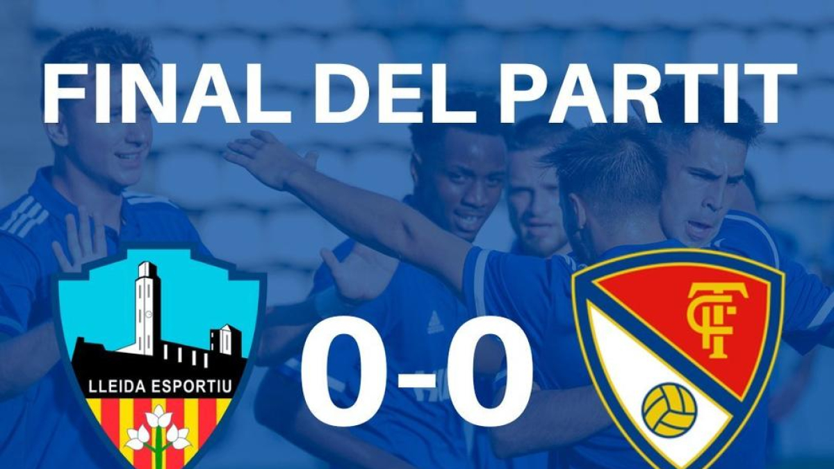Escolta la retransmissió del Lleida 0 - Terrassa 0