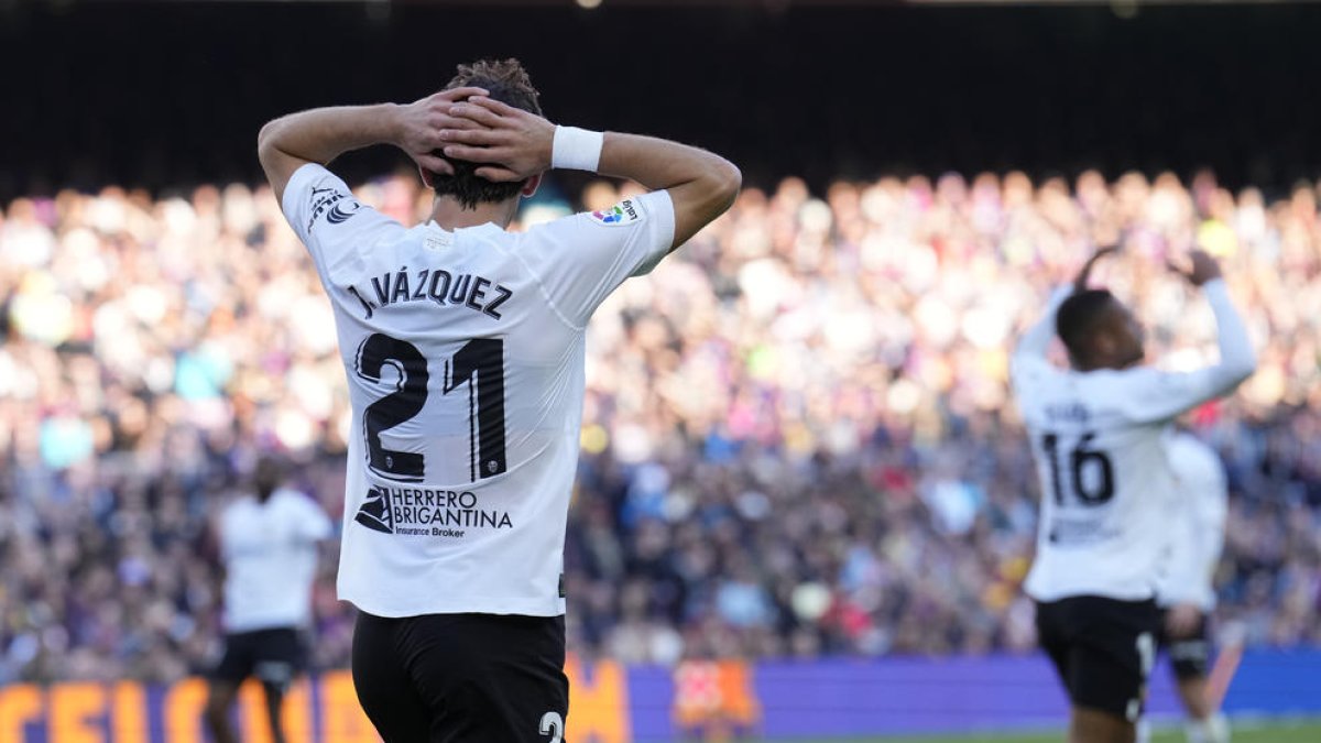 1-0. Raphinha posa per davant el Barcelona en el descans