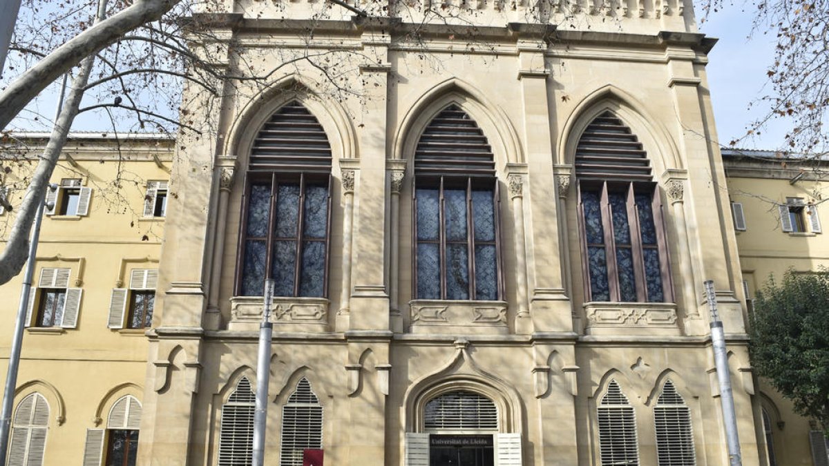 Imatge d’arxiu del Rectorat de la Universitat de Lleida.