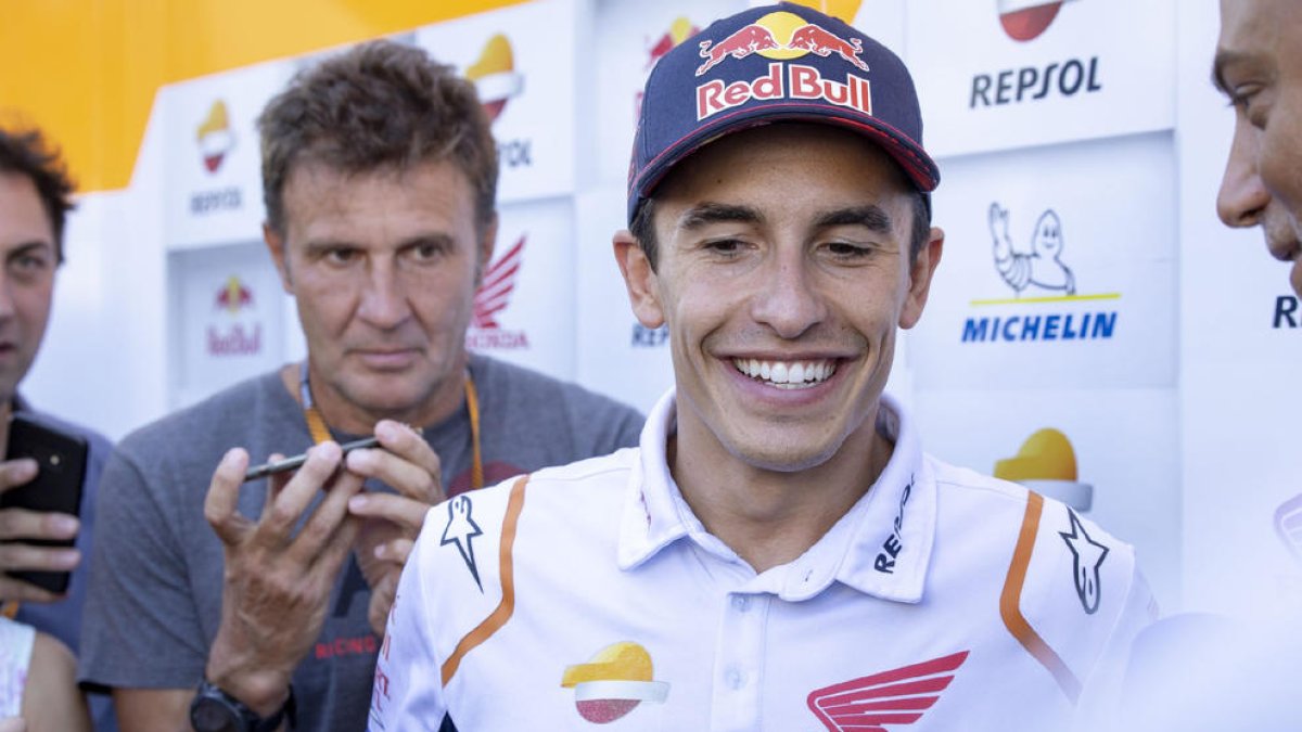 Marc somriu de nou al confirmar-se el seu retorn a la competició.