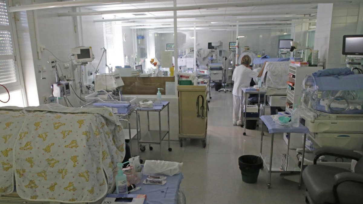 Imagen de archivo de la UCI neonatal del Arnau de Vilanova.