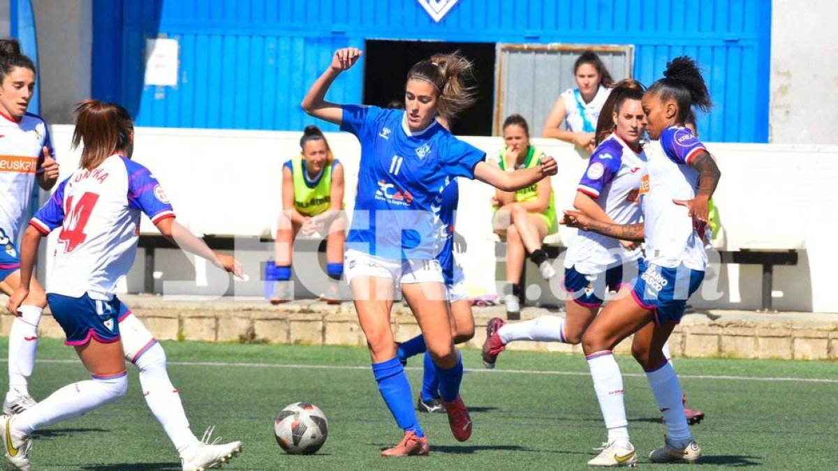 L'AEM signa les taules als darrers minuts en la visita de l'Eibar (1-1)