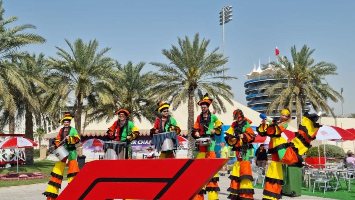 Una companyia de Cervera anima el públic a la final de Fórmula 1 a Bahrain