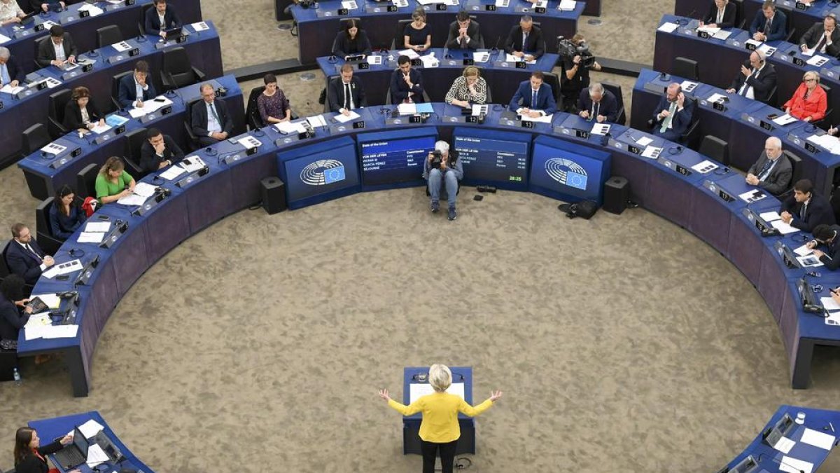 Von der Leyen en su discurso del Estado de la Unión Europea de 2022