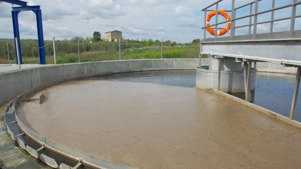 Imatge d’arxiu de la depuradora d’Arbeca.