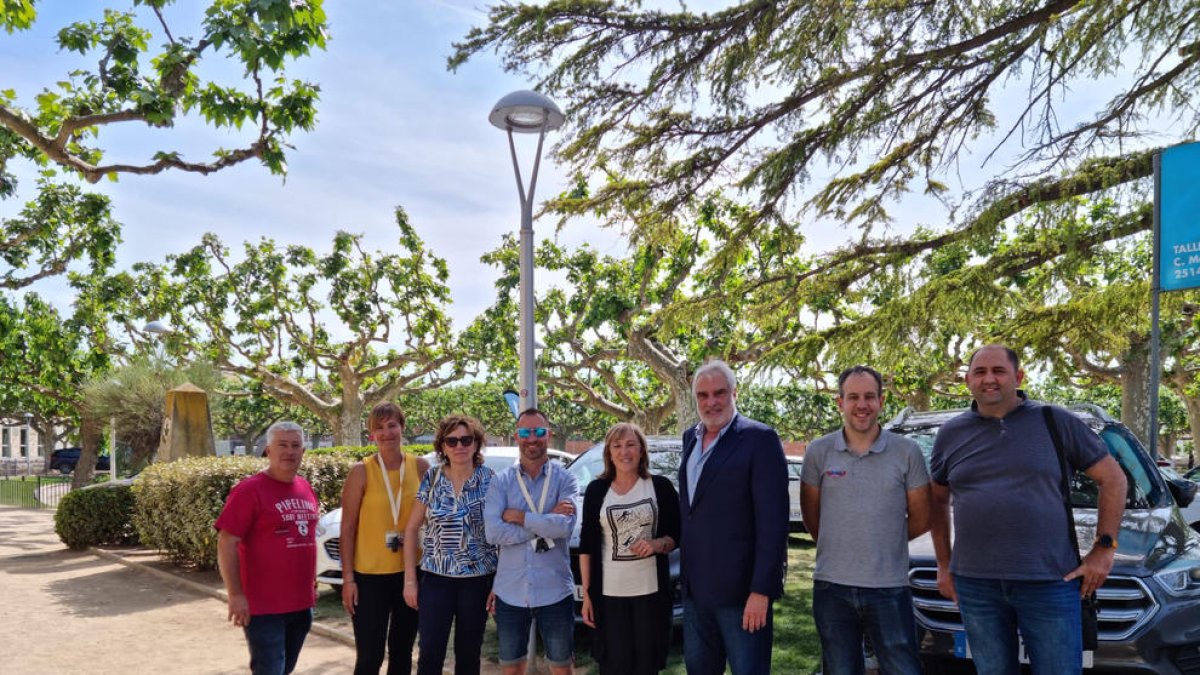 Joan Ollé en la inauguración de la feria Borges Motor.