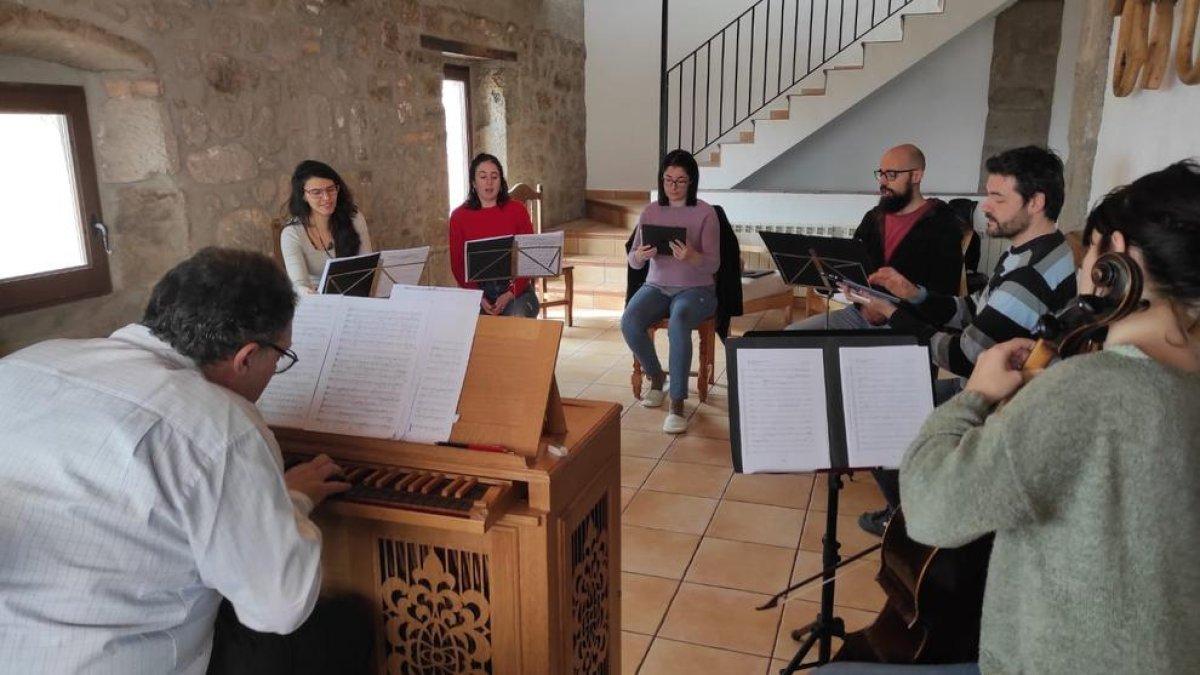 Ensayos para una de las obras estrella del Festival de Pasqua de Cervera