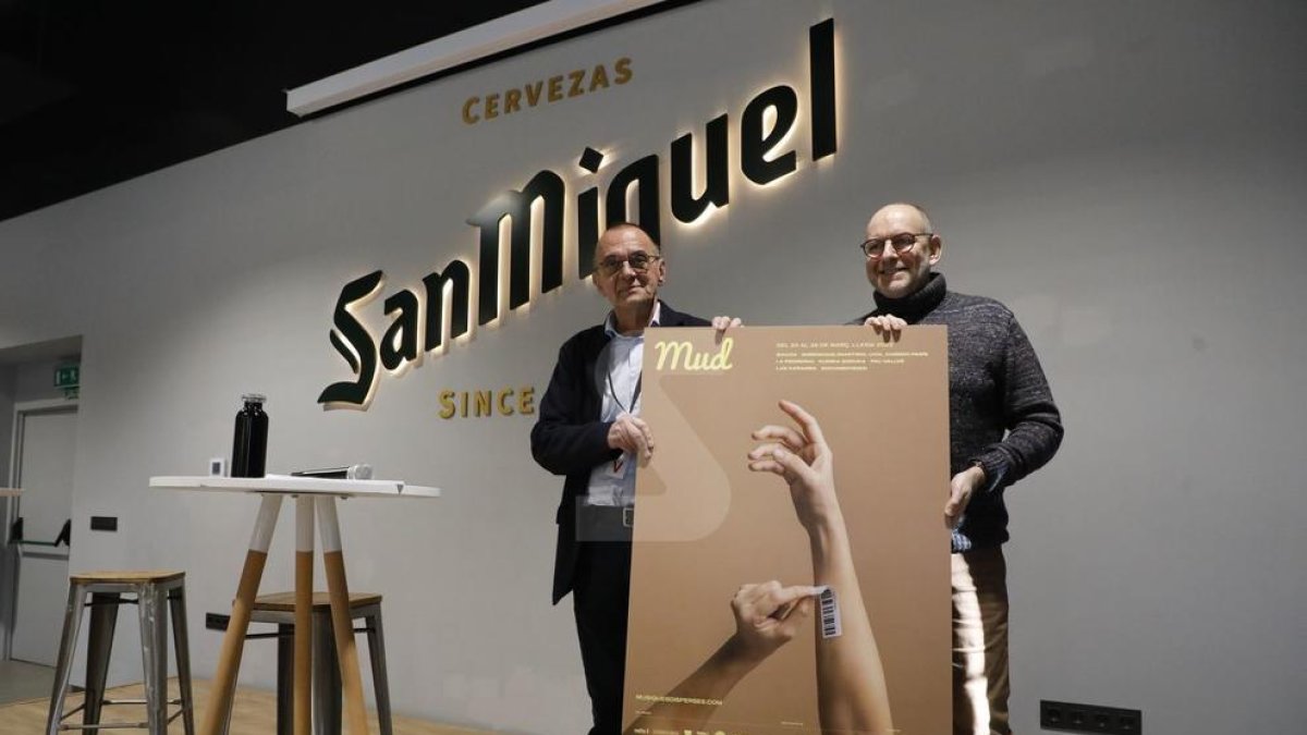 L'acte de presentació del festival MUD de Lleida.