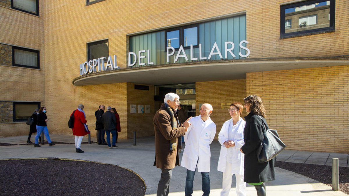 Balcells va estar divendres a l’hospital comarcal del Pallars.