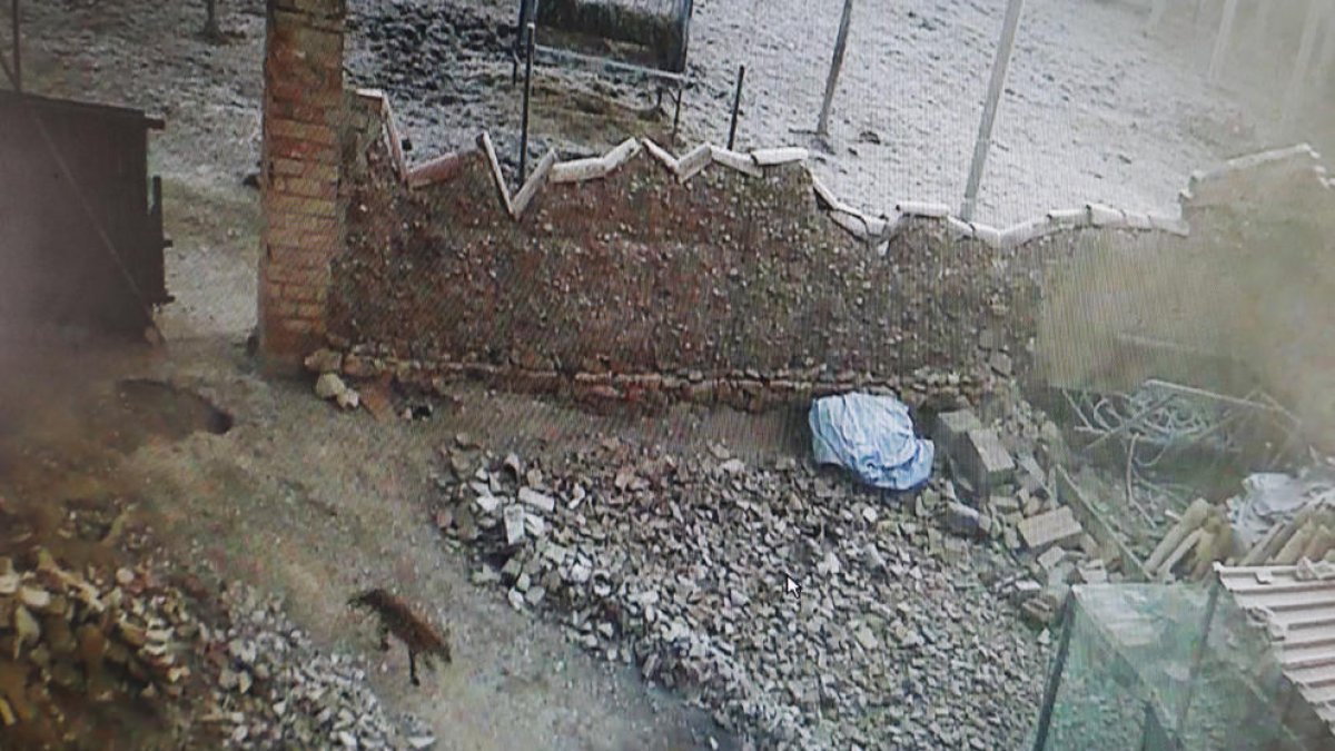 Los Agentes Rurales instalaron ayer por la tarde una jaula trampa para poder capturar al zorro.