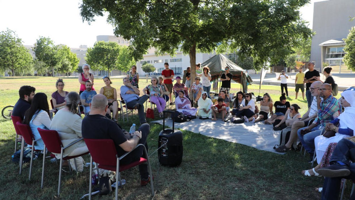 Haima por un Sáhara libre en el campus de Cappont