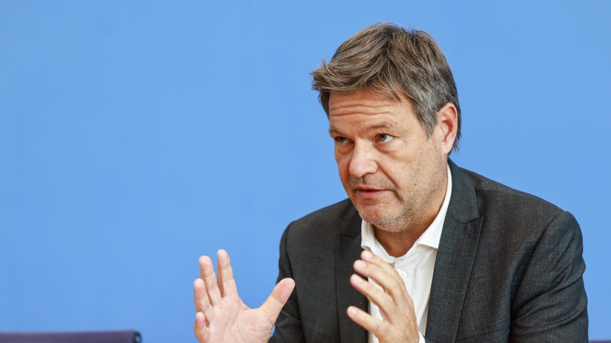 El ministro alemán de Economía y vicecanciller, Robert Habeck.