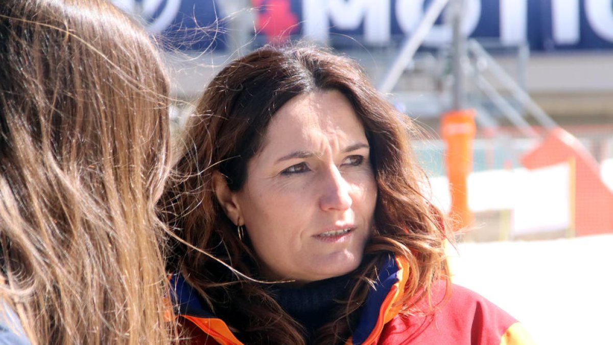 La consellera de la Presidencia, Laura Vilagrà, este jueves en La Molina-Masella.