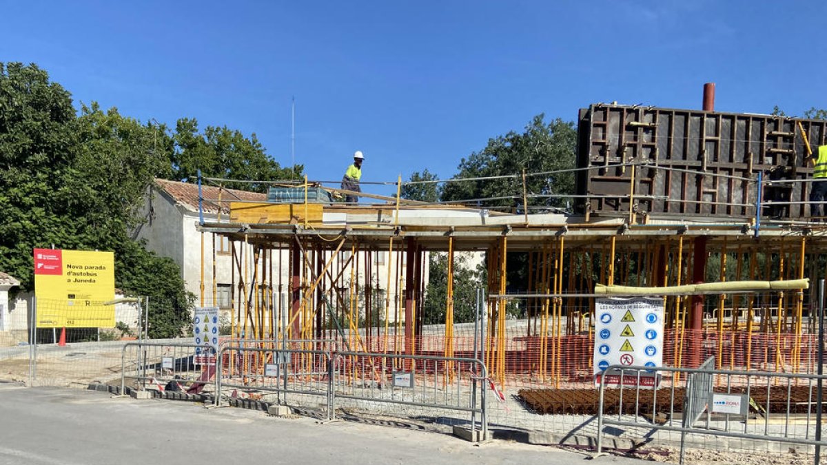 La nueva estación de autobuses de Juneda entrará en servicio este otoño