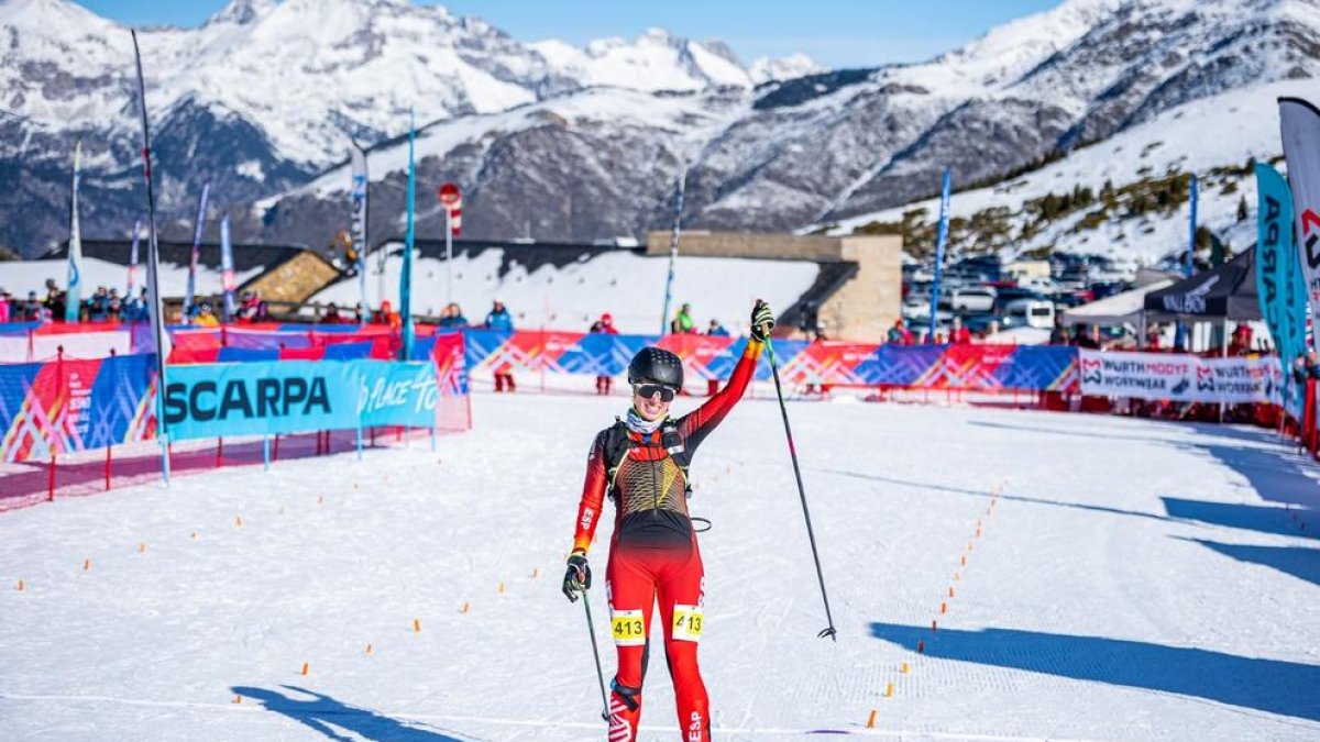 Laia Sellés, campiona del món sub18 de Skimo