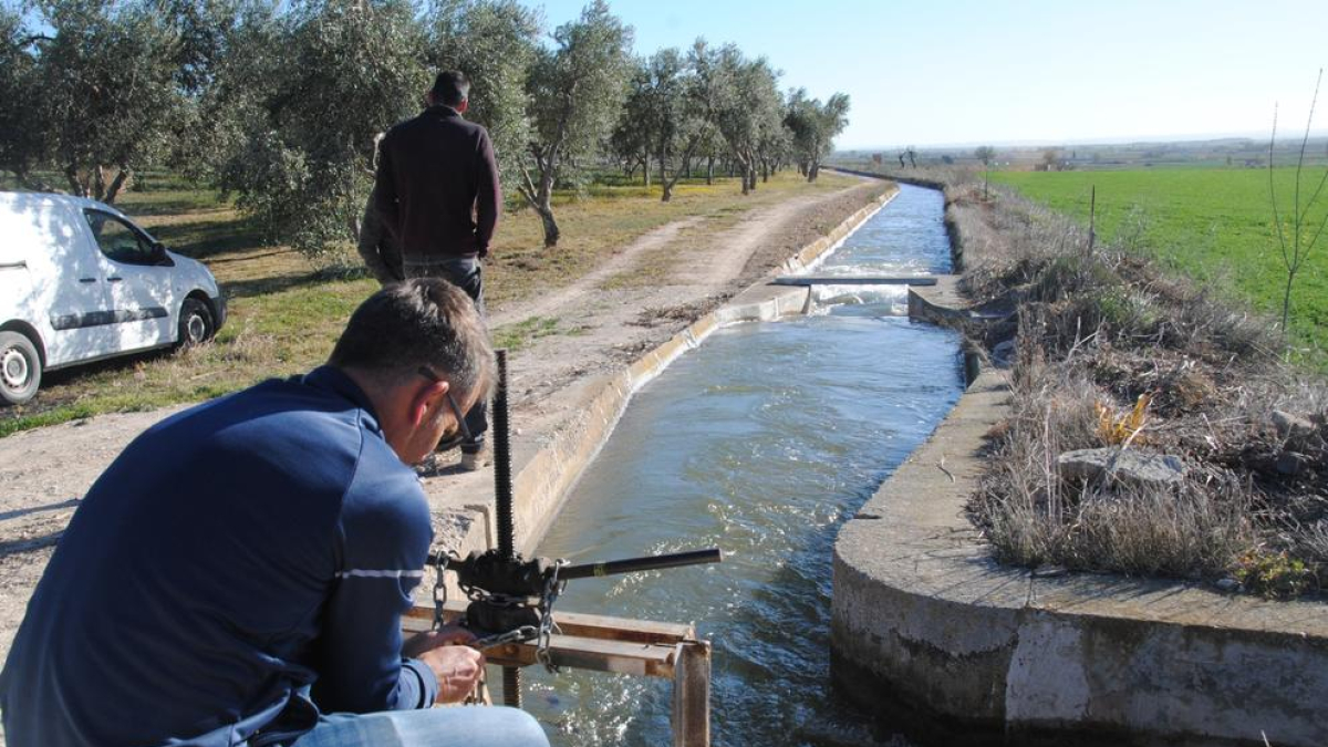 El canal d'Urgell en una imatge d'arxiu
