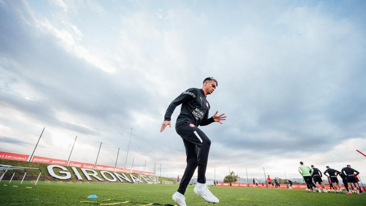 Reinier entrenant a Girona