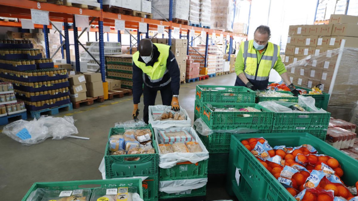 Imagen de archivo del Banc dels Aliments de Lleida.