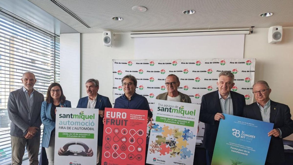 Oriol Oró, Jordina Freixanet, Ramon Alturo, Carles Gibert, Miquel Pueyo, Jaume Saltó y Paco Cerdà.