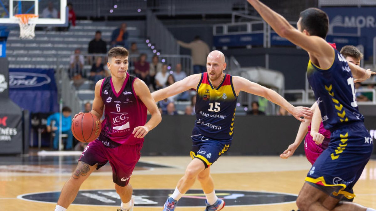 Jaume Lobo, durante el partido ante el Morabanc Andorra.