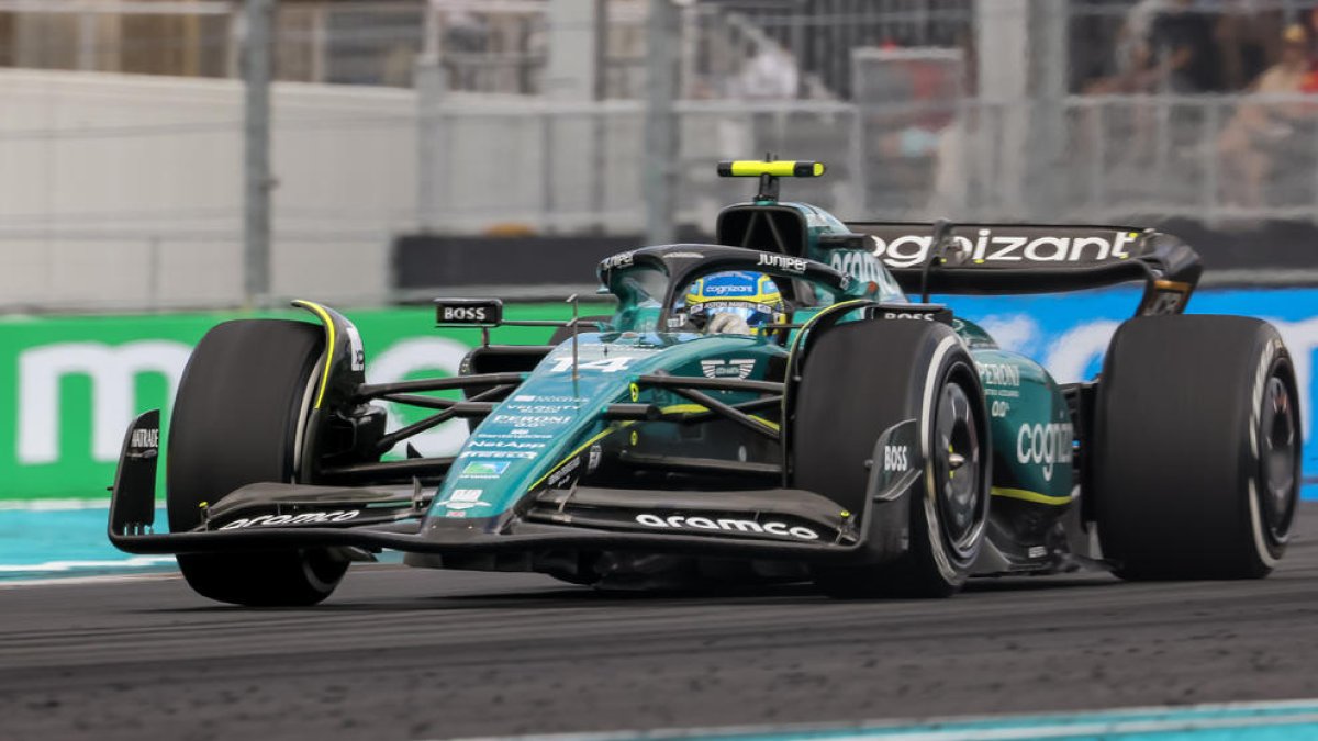 Alonso només va perdre una plaça respecte a la segona plaça a la graella i va tornar a pujar al podi.