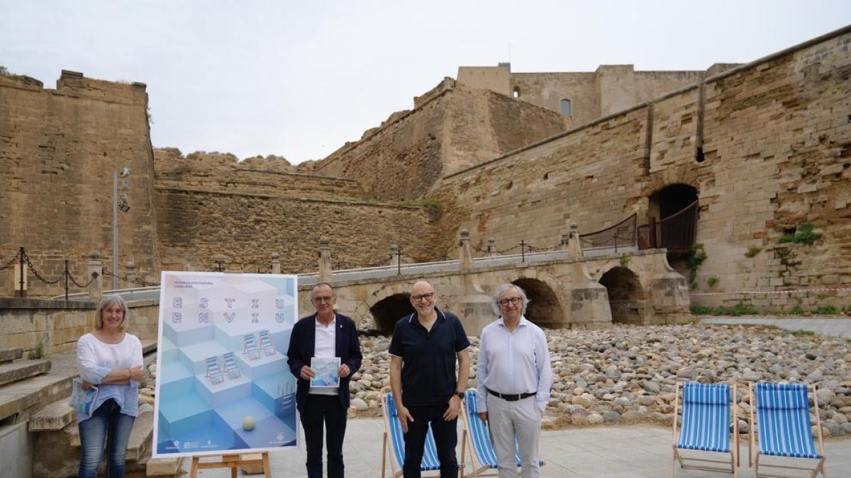 El alcalde en funciones, Miquel Pueyo, presidió ayer la presentación en la Seu Vella.