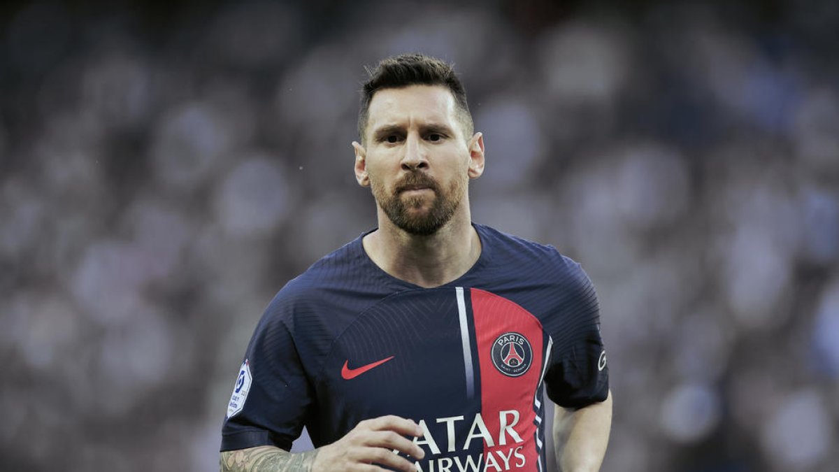 Messi, durante un partido de esta pasada temporada con el PSG.