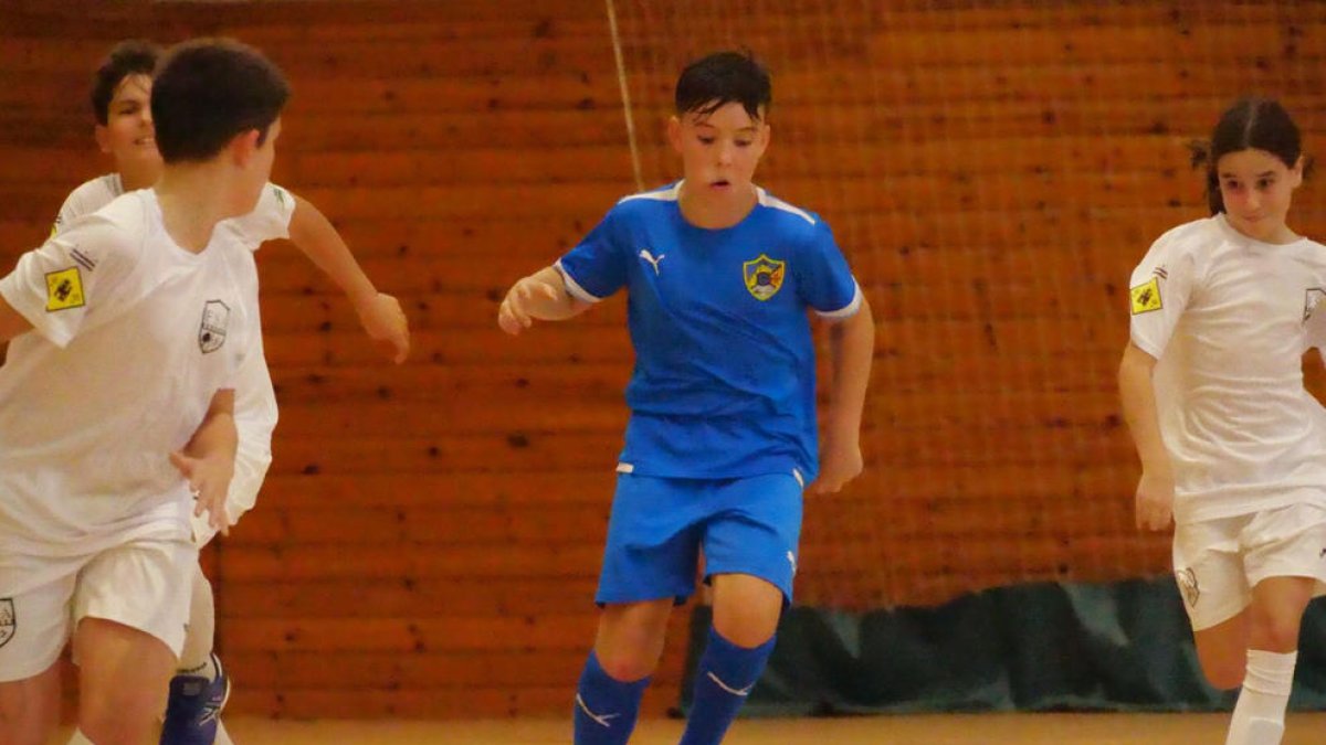 Dídac Tiers, en un partit amb el Maristes.