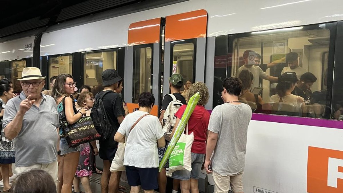 Un tren de Rodalies.