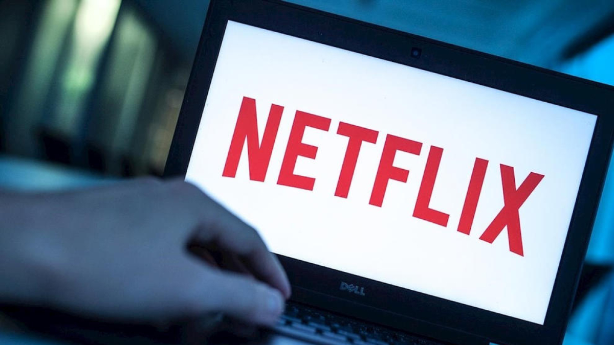 Imagen de archivo de un ordenador con el logo de Netflix