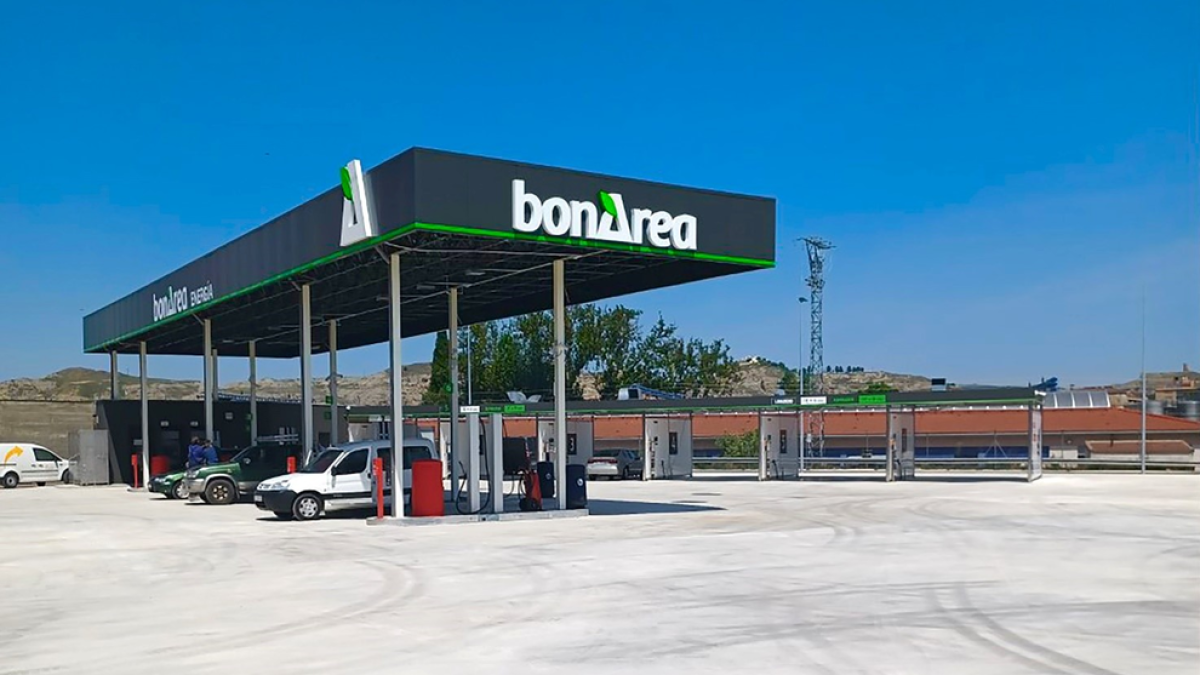 Imagen de una estación de servicio automática de bonÀrea.