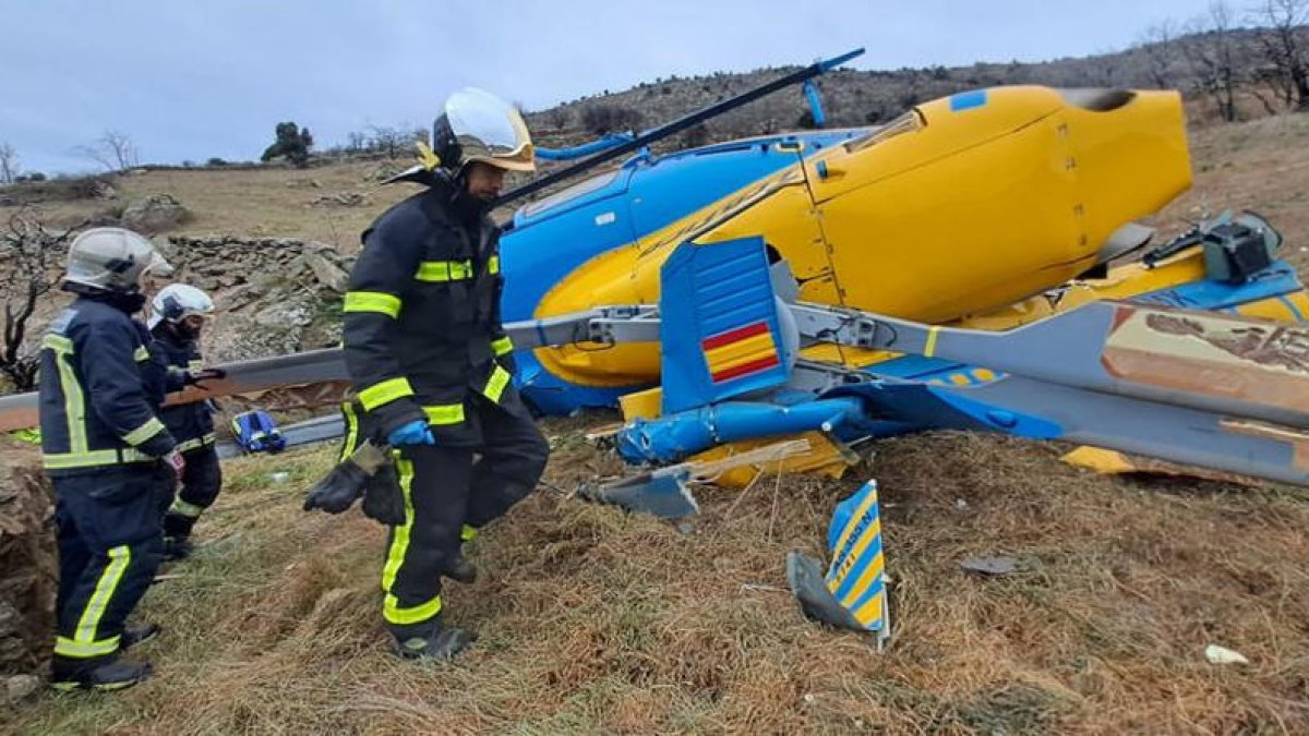 El helicóptero accidentado cuesta unos tres millones de euros.