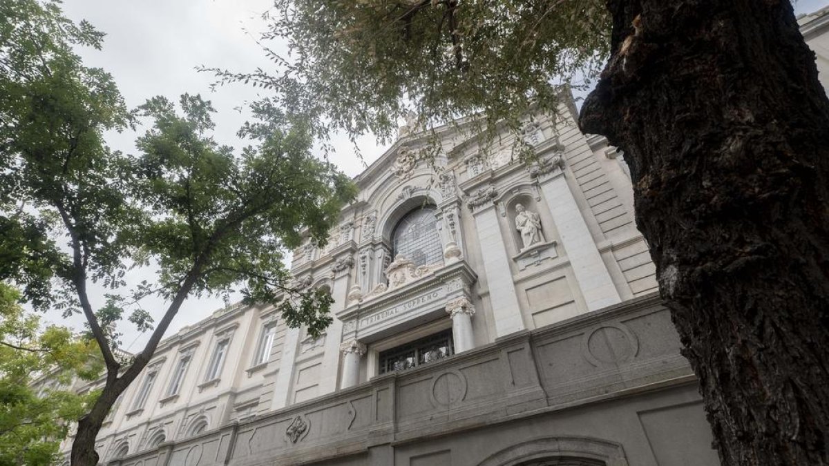 La fachada del Tribunal Supremo.