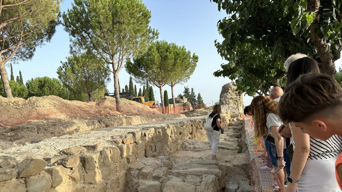 Los asistentes conocieron de primera mano el estado de los restos encontrados en las excavaciones.