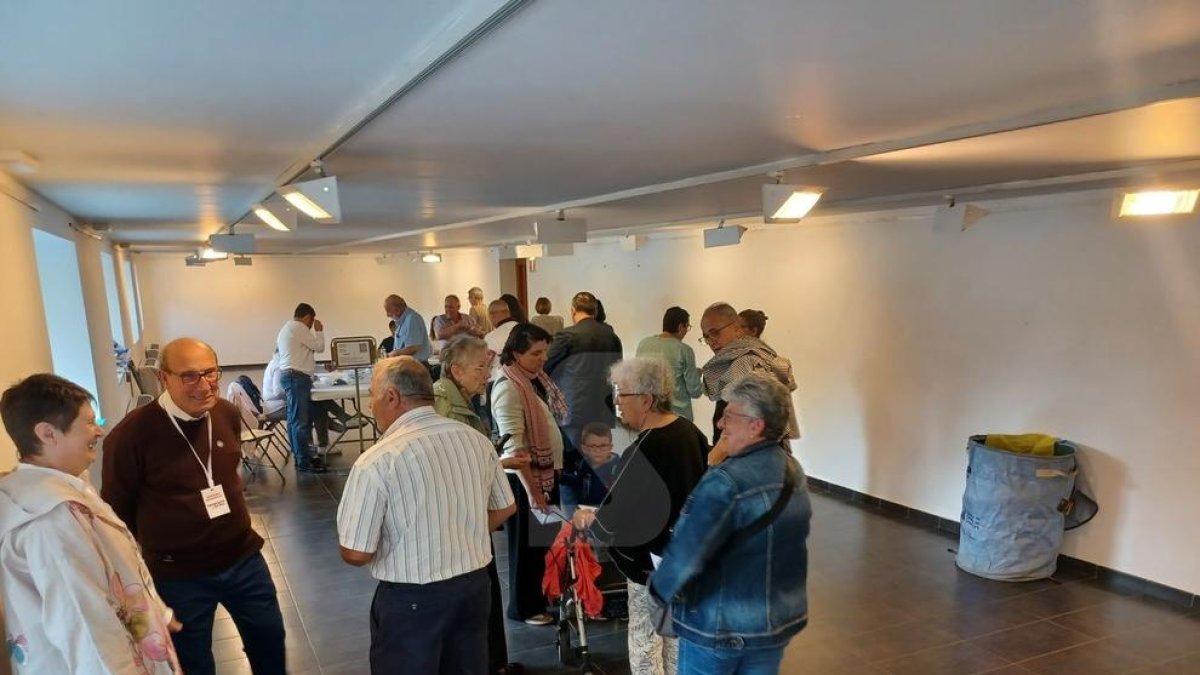 Un colegio electoral en la Seu d'Urgell.