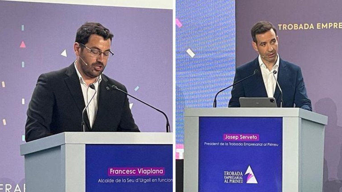 Francesc Viaplana y Josep Serveto.