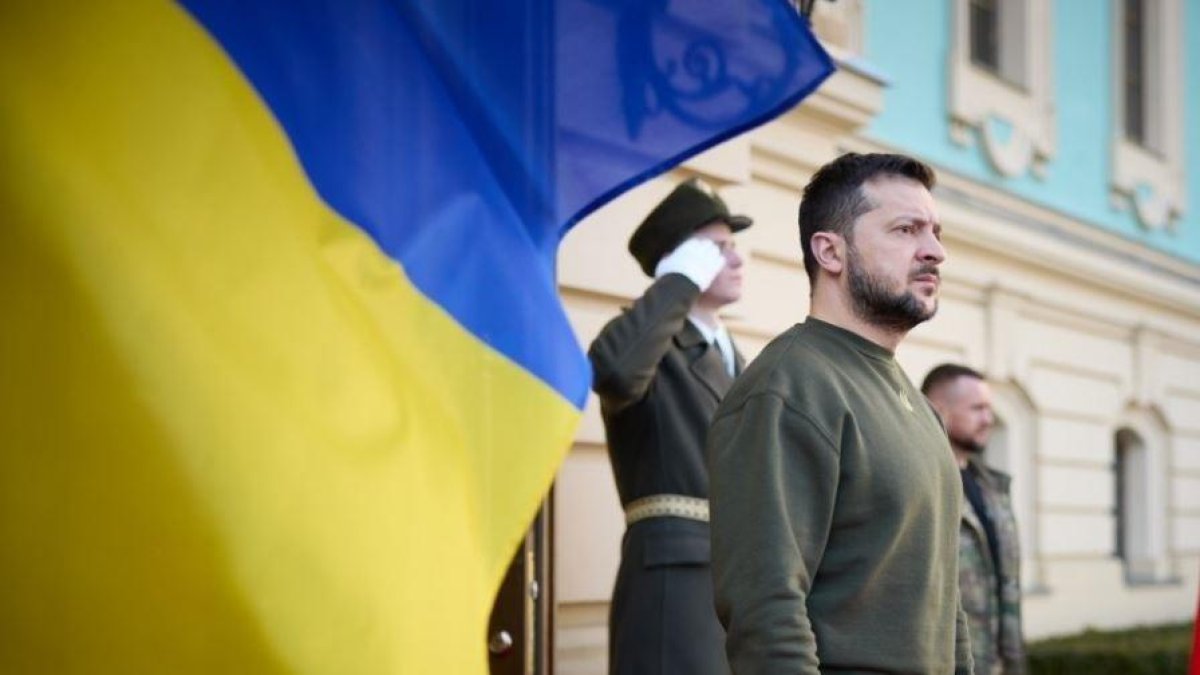 El president d'Ucraïna, Volodimir Zelenski.