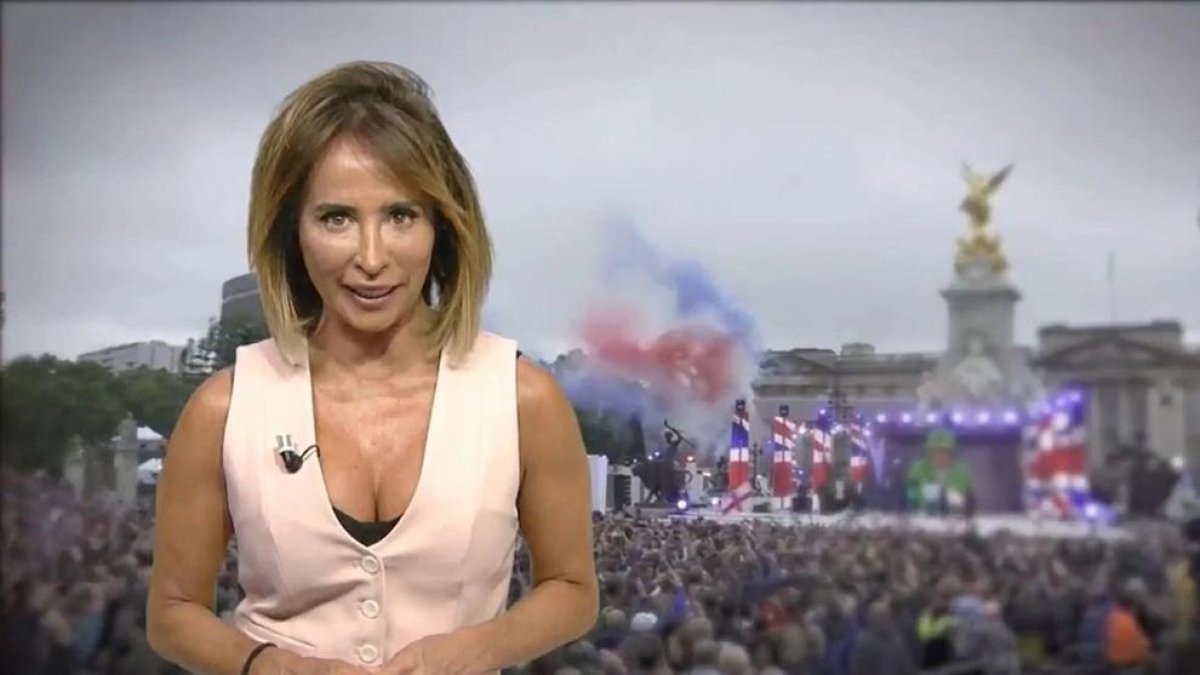 María Patiño en ple èxtasi.