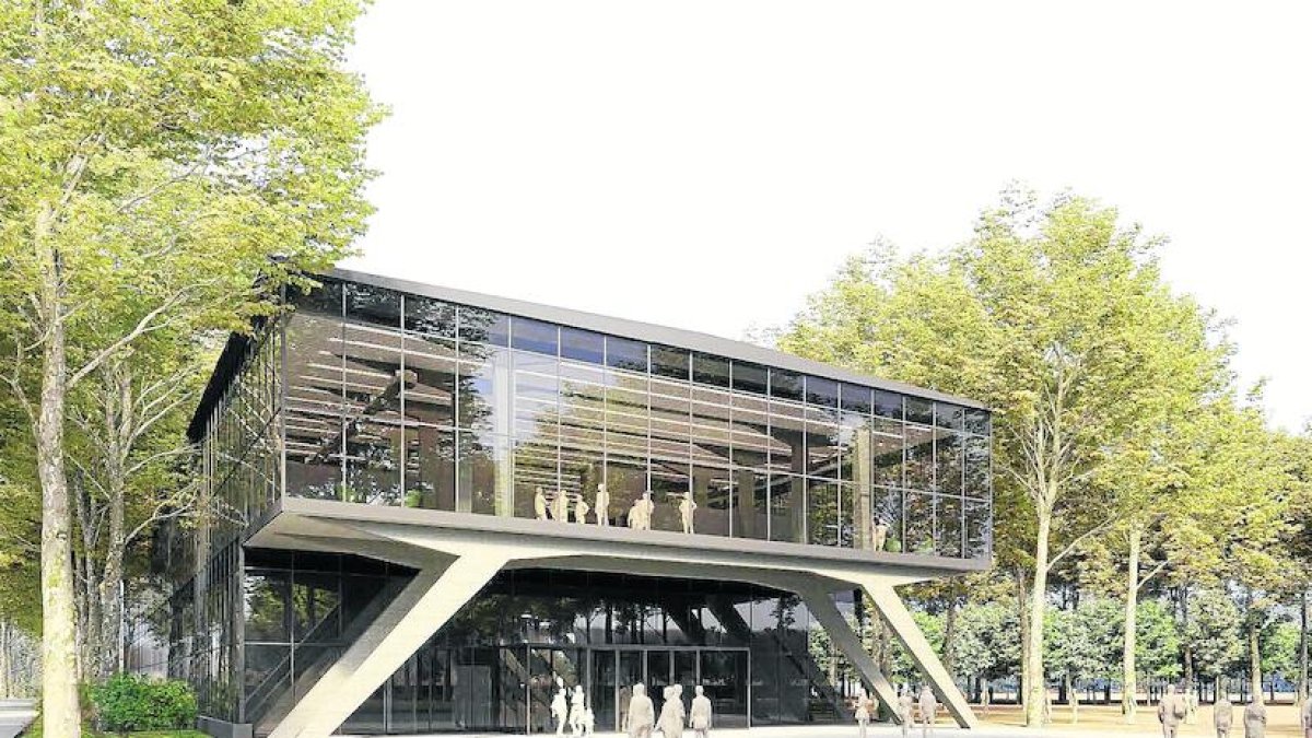 Imagen virtual de cómo quedará el Palau de Vidre de Lleida tras su rehabilitación.