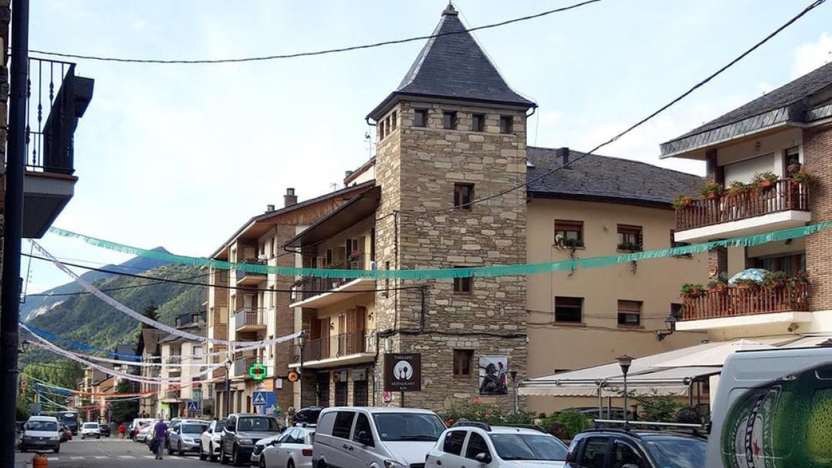 La travesía de Esterri d’Àneu, que se remodelará.
