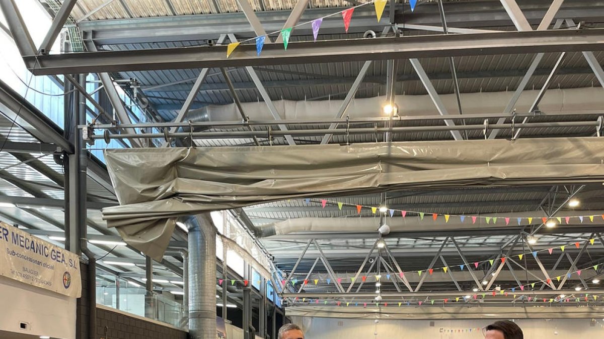 El delegado del Govern, Bernat Solé, inauguró ayer el certamen.