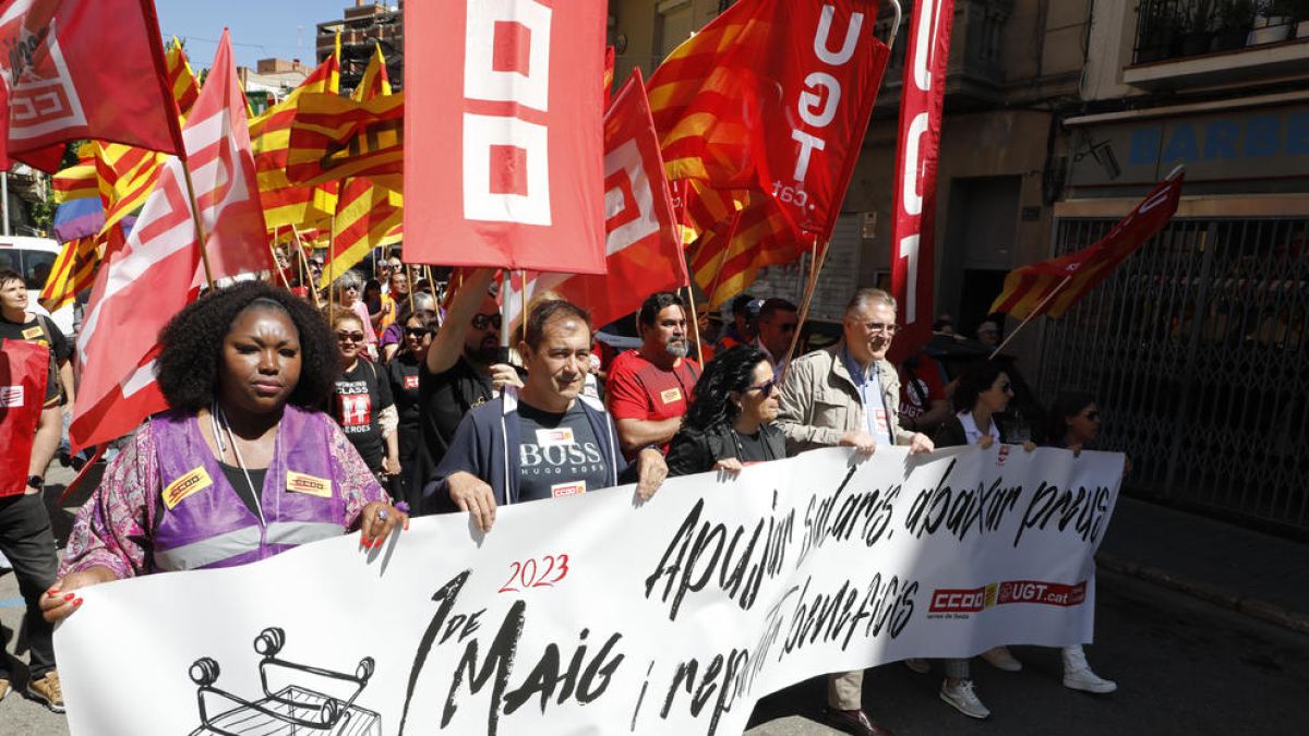 Imagen de la manifestación en Lleida del año pasado
