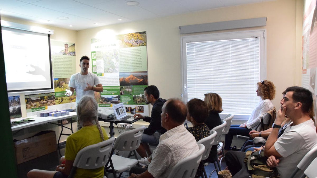 Un momento de la presentación de los itinerarios.