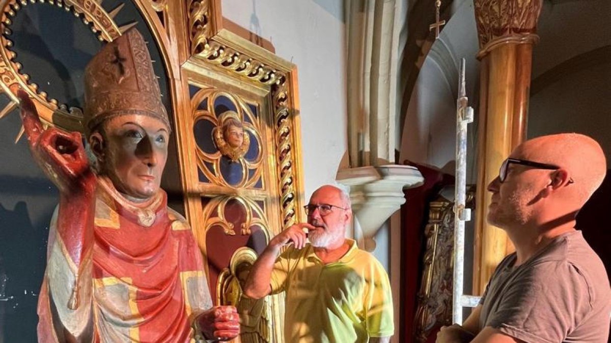 La iimagen de Sant Pau de Narbona de Anglesola.